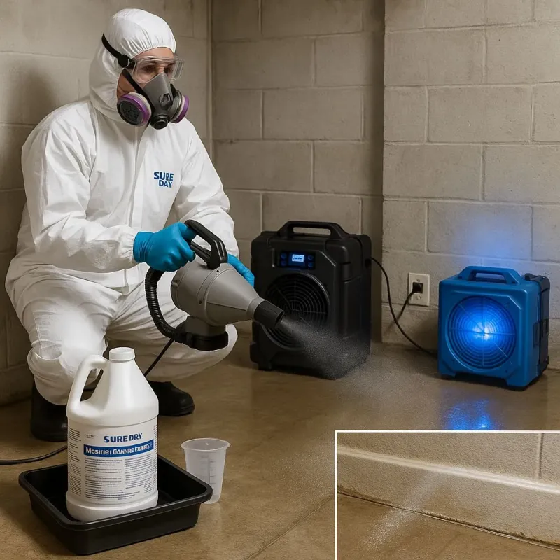 Sanitization and Odor Removal process in Jacksonville, NC