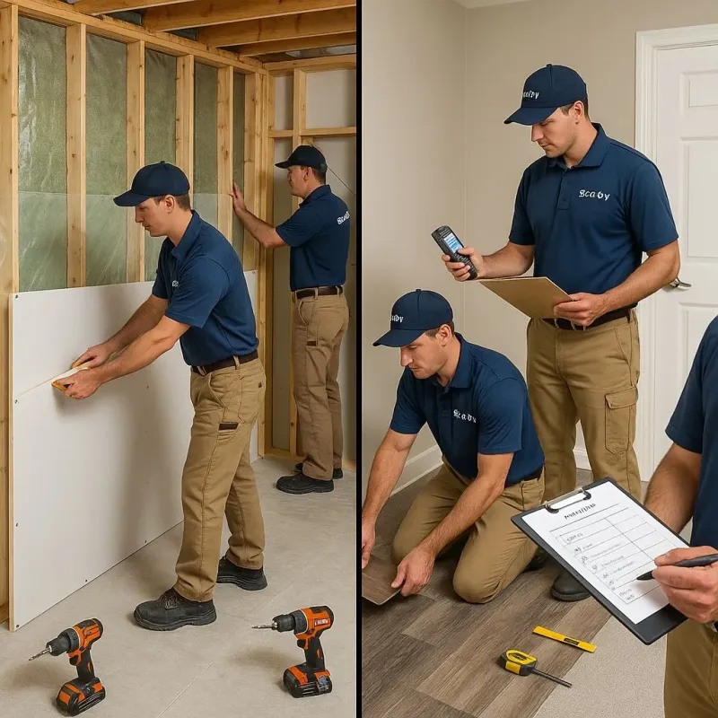 Repairs and Reconstruction process in Jacksonville, NC